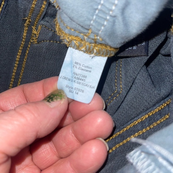 EUC J. Crew Toothpick Women’s Skinny Ankle Jeans - Picture 8 of 8